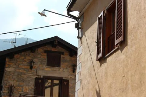 Mountain glimpse Stock Photos