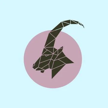 Mountain goat Stock Illustration