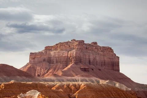 Mountain at Goblin Valley Foto stock