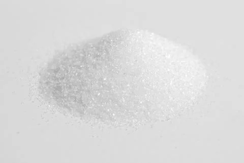 A mountain of granulated sugar Stock Photos