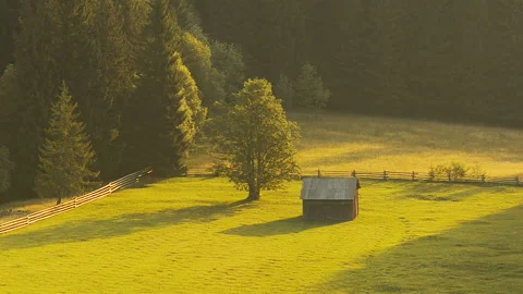 Mountain green valley. Stock Footage 88320536