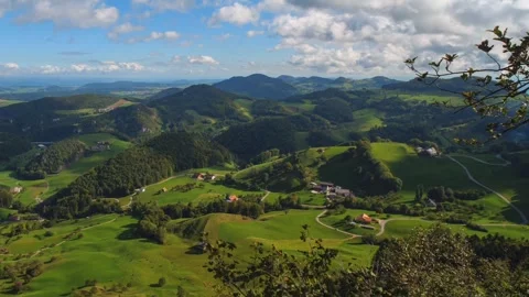 Mountain greenery Skyline Video stock 273698510