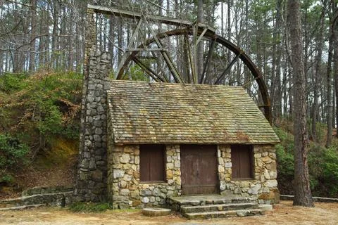 Mountain Grinding Mill Stock Photos