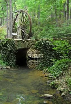 Mountain Grinding Mill Stock Photos