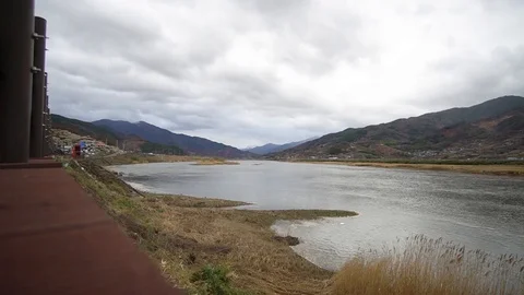 Mountain in Gwangyang Video stock 90507223