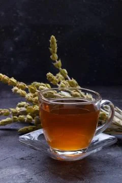 Mountain herbal tea Stock Photos