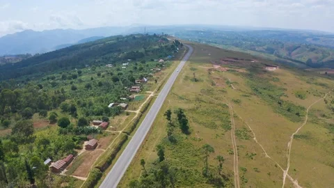 MOUNTAIN HIGH WAY Stock Footage 198407588