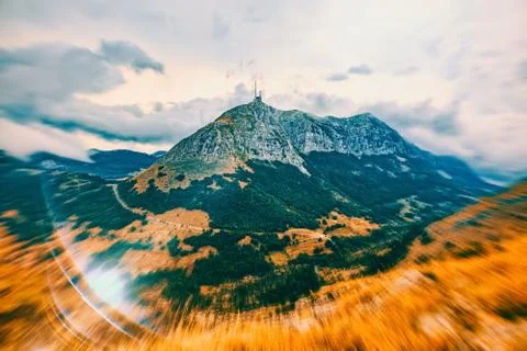 Mountain highest peaks Foto stock