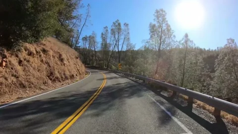 Mountain Highway Drive Stock Footage 131113820