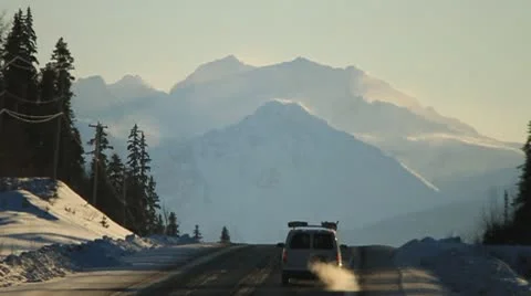 Mountain highway. Stock Footage 10756244