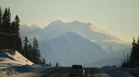Mountain highway. Stock Footage 10756292