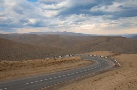 Mountain highway Stock Photos
