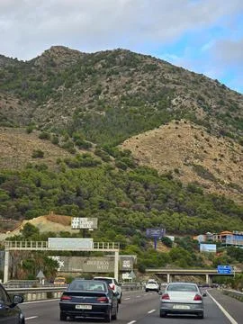 Mountain highway Stock Photos