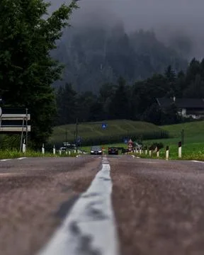 A mountain highway. Foto stock