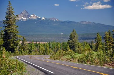 Mountain highwy Stock Photos