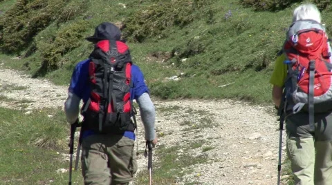 Mountain Hikers 2 스톡 동영상 482132