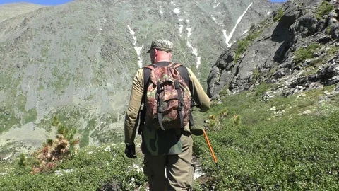 Mountain hiking Stock-Footage 108048248