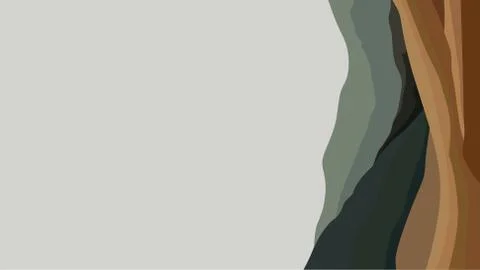 Mountain hill Stock Illustration