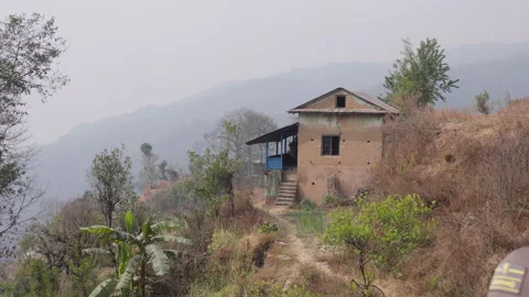 Mountain House Nepal 스톡 동영상 316073109