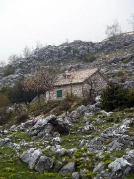 Mountain house Stock-Fotos