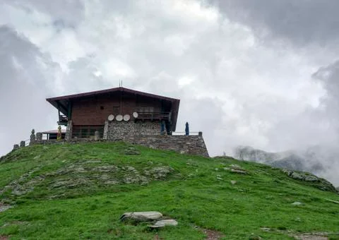 Mountain hut Stock Photos