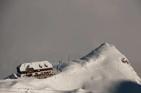 Mountain hut Foto stock