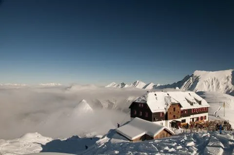 Mountain hut Foto stock