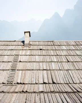 Mountain hut Stock Photos