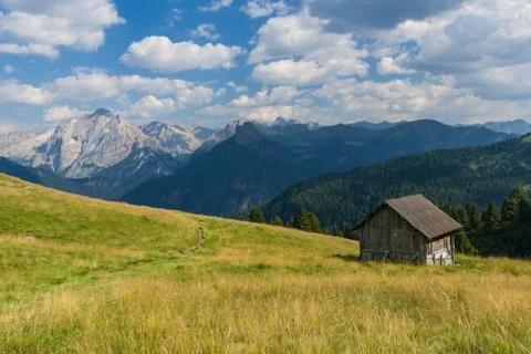 Mountain hut Stock Photos