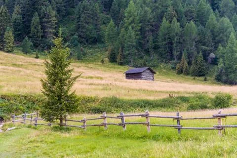 Mountain hut Stock Photos