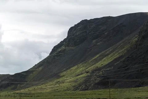 A mountain in Iceland Stock Photos