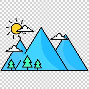Mountain 스톡 일러스트