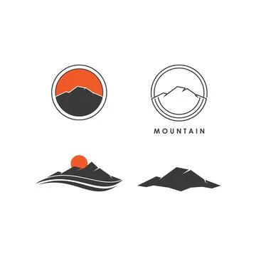 Mountain illustration design Illustration