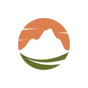 Mountain illustration design Stock Illustration