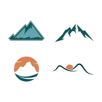 Mountain illustration design Illustration