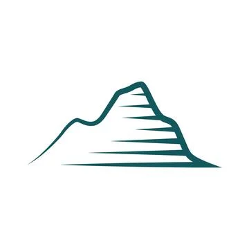 Mountain illustration design Иллюстрация