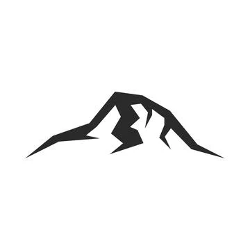 Mountain illustration design Stock Illustration