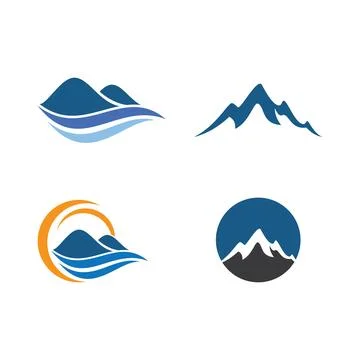 Mountain illustration design Иллюстрация