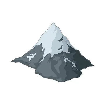 Mountain illustration Stock-Illustration