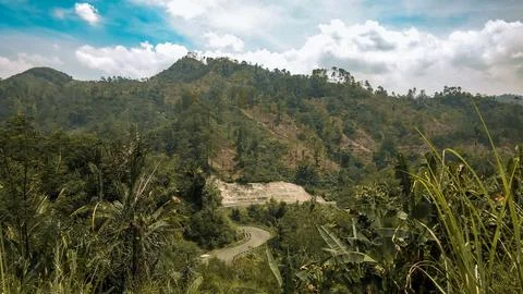 Mountain, indonesia Stock Photos