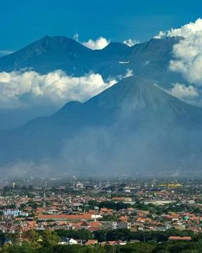 Mountain in Indonesian 스톡 사진