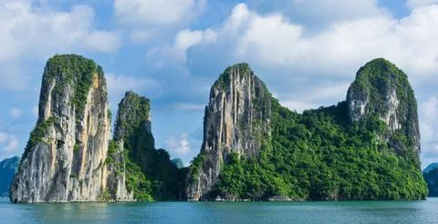 Mountain islands Stock Photos
