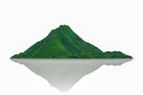 Mountain isolated Stock-Fotos