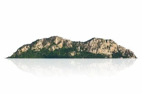 Mountain isolated Stock Photos