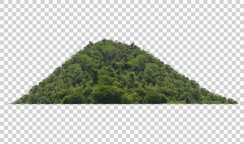 .mountain isolated transparency background. Stock Photos