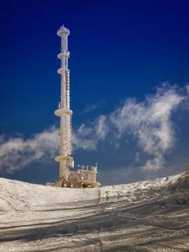 Mountain it tower Stock Photos
