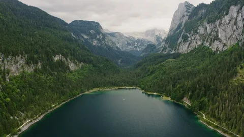Mountain lake in the Austrian Alps Stock-Footage 123438216