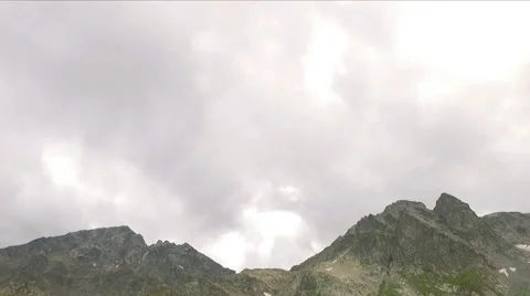 Mountain lake with blue water Stock-Footage 68347611