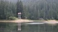 Mountain lake in Carpathians, Ukraine HD Footage