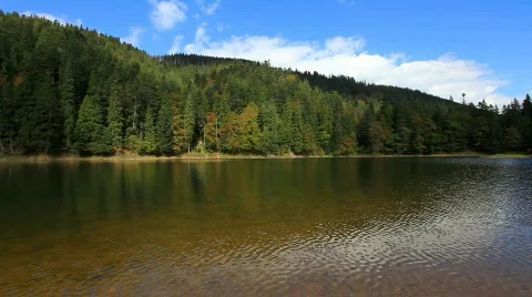  mountain lake Stock Footage 864417
